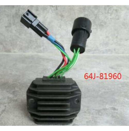 Rectifier for Yamaha Outboard - 50hp - 4 stroke - 2001-2019, 60hp - 4 stroke -2003-2007 - 64j-81960-10-00 - 64j-81960-10, 64j-81960-00-00 - WR-L106 - RCMA